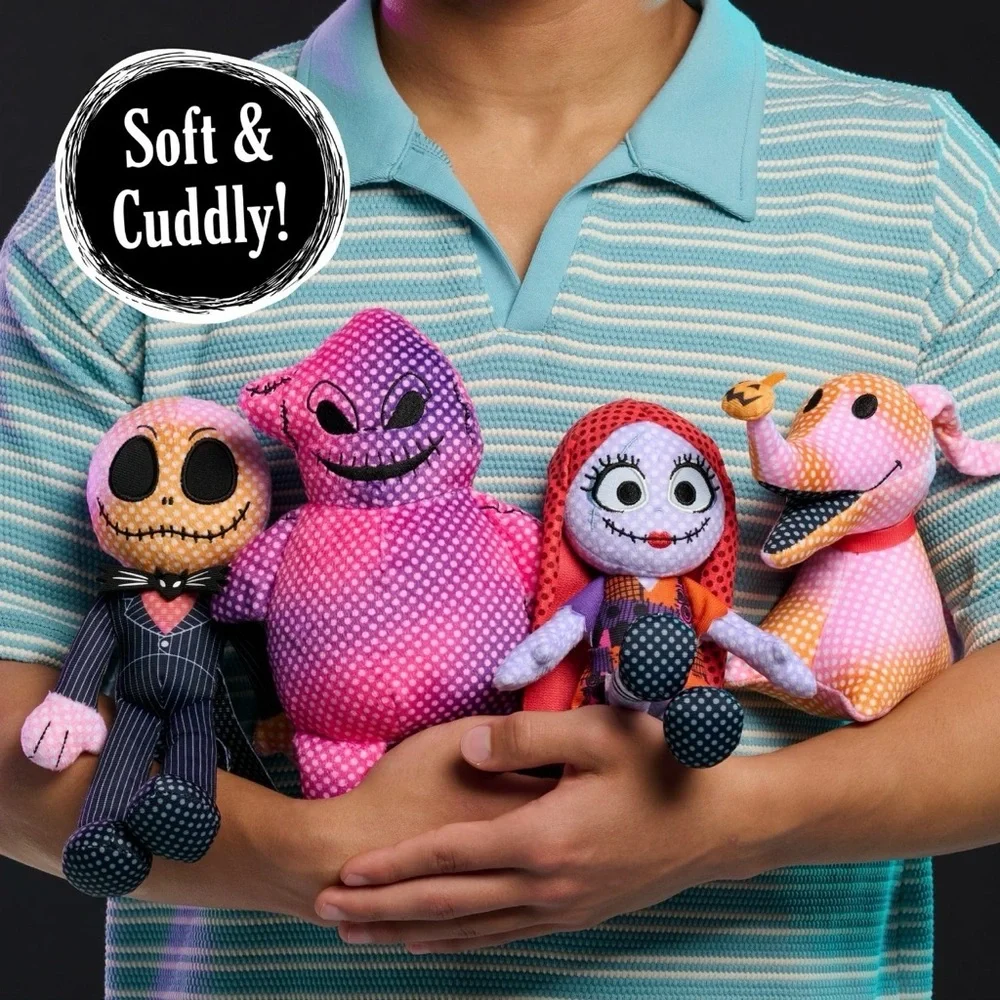 DISNEY Nightmare Before Christmas Jack Zero Sally Oogie Boogie 8in Plush. NEW